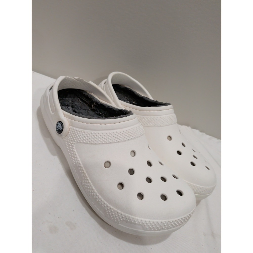 Crocs Classic Lined Clog White US Size Men 7 W 9